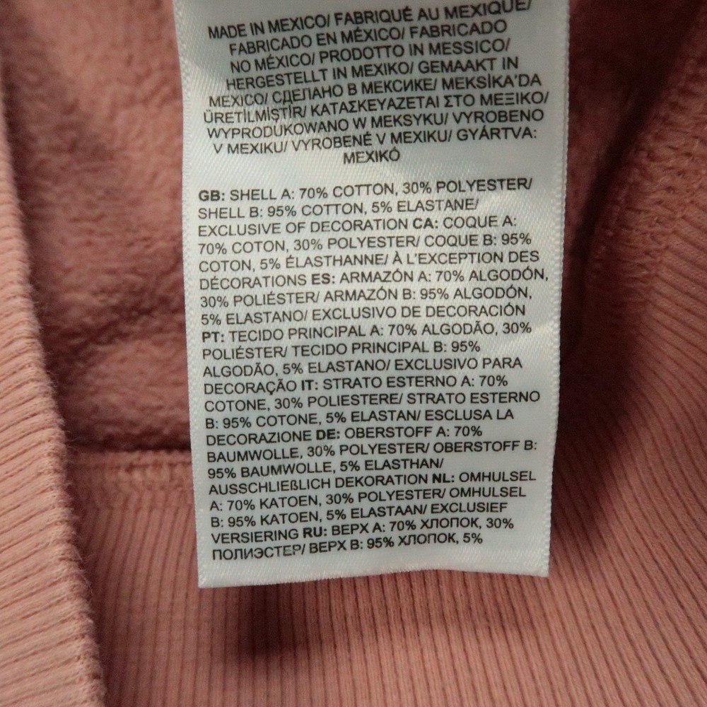 The North Face Hoodie Womens Extra Small Pink Coral Half Dome Logo Pullover - Picture 4 of 9